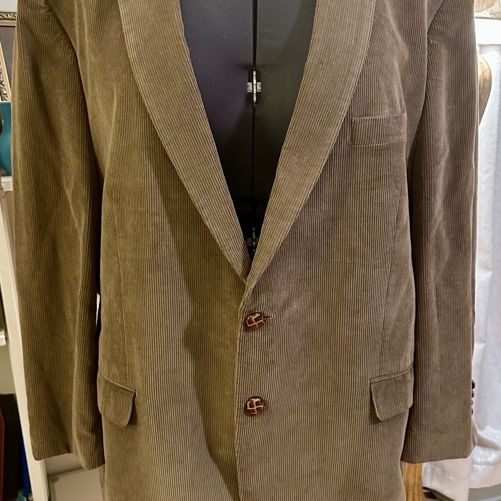 VTG Lauren Ralph Lauren Sports Blazer 44R Suede Elbow Patches Nostalgia Style